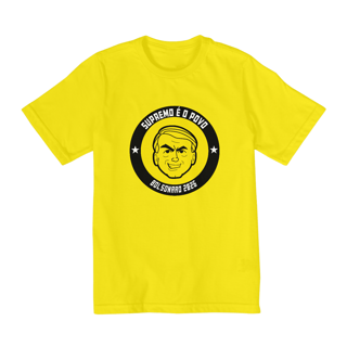 Nome do produto Camiseta Infantil (2 a 8 anos) - Azul e Amarela, unissex
