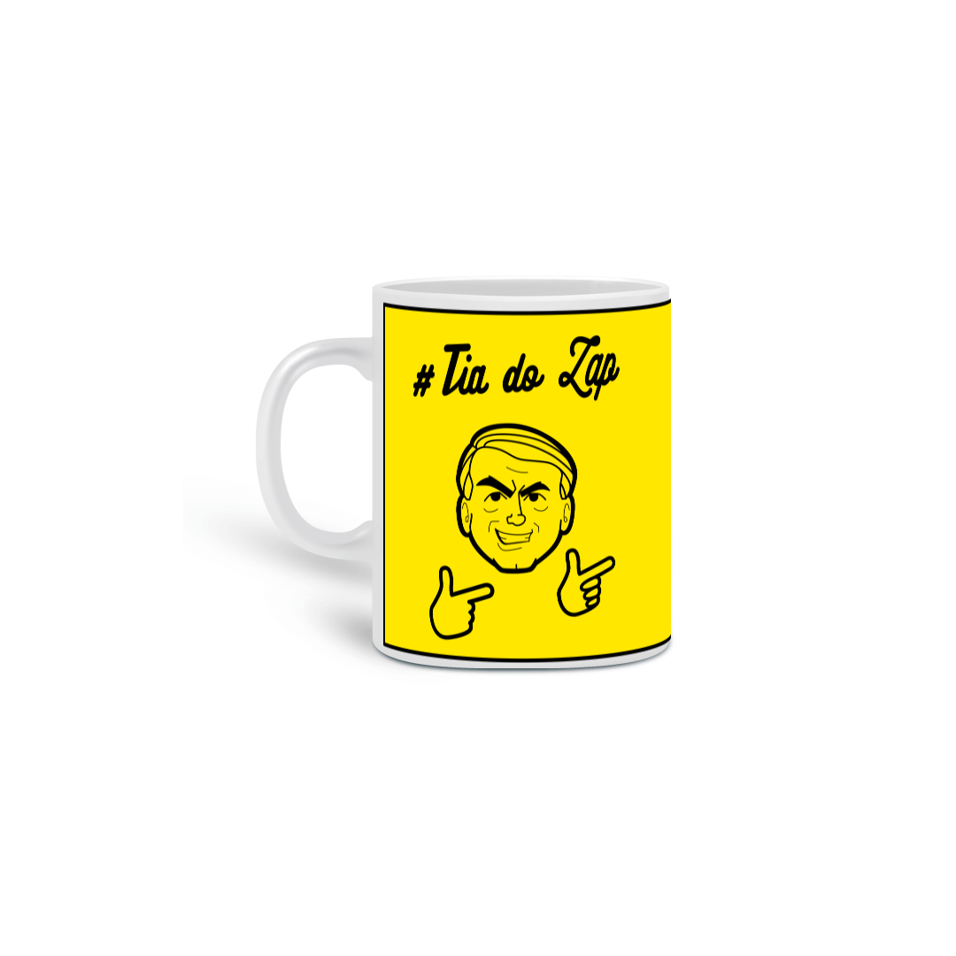 Caneca #Tia do Zap