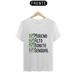 Nome do produto T-Shirt Q -  Moreno, alto, bonito e sensual