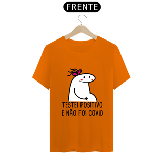 Nome do produto T-Shirt Q -  Testei positivo e não foi covid