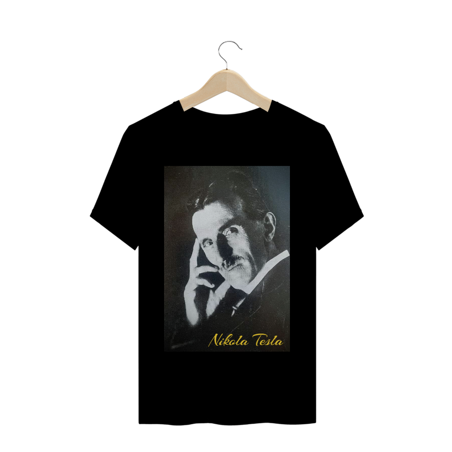 Camiseta Prime Nikola Tesla Retrato