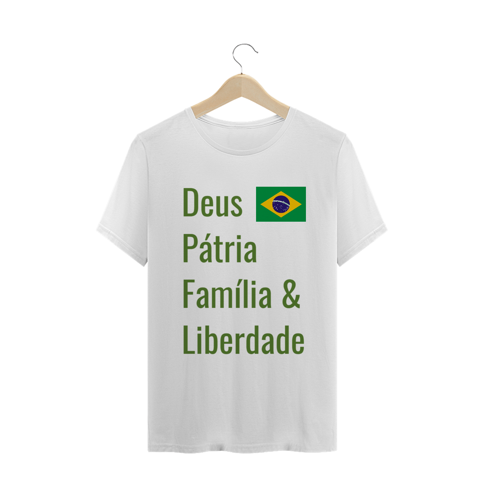 Camiseta Deus Pátria Família & Liberdade