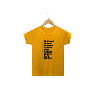 Nome do produto Camiseta Infantil Felipe D'Aloia - Nome Sobre Todo Nome