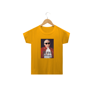 Nome do produto Camiseta Infantil Felipe D'Aloia - Jesus Save Bro