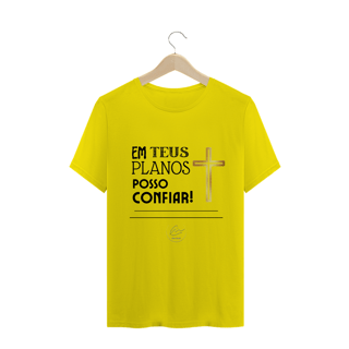 Nome do produto Camiseta Masculina Max Caleb - Em Teus planos posso confiar