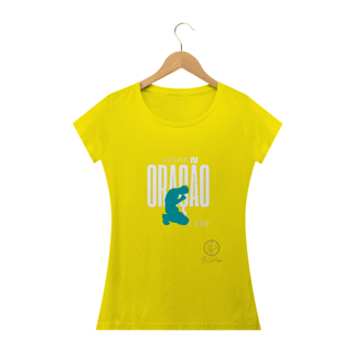 Nome do produto Camiseta feminina Ivan Domingos -  A melhor oração