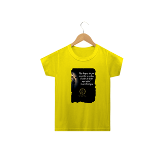 Nome do produto Camiseta Infantil Ivan Domingos - Nos braços do Pai