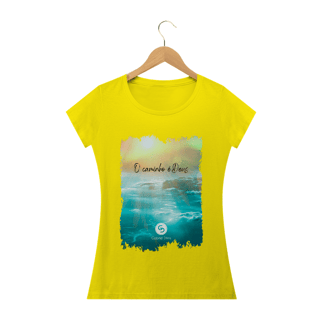 Nome do produto Camiseta Feminina Gabriel Dilins - O caminho é Deus
