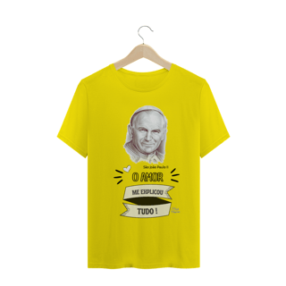 Nome do produto Camiseta Masculina Cris Margaridi - O Amor Explicou Tudo