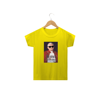 Nome do produto Camiseta Infantil Felipe D'Aloia - Jesus Save Bro