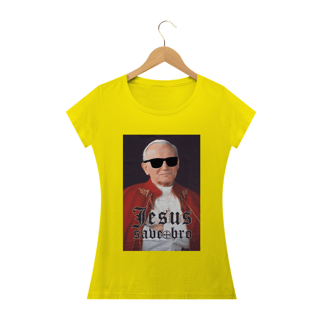 Nome do produto Camiseta Feminina Felipe D'Aloia - Jesus Save Bro