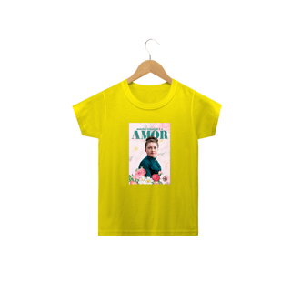 Nome do produto Camiseta Infantil Felipe D'Aloia - Minha Vocação é o Amor