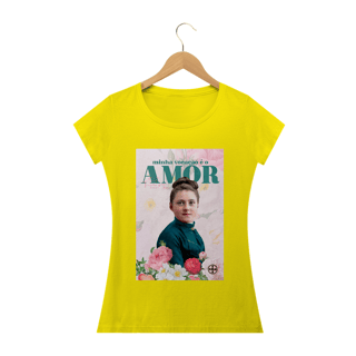 Nome do produto Camiseta Feminina Felipe D'Aloia - Minha Vocação é o Amor