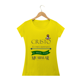Nome do produto Camiseta Feminina Rose Teixeira - Cristo é Meu Amparo