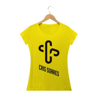 Nome do produto Camiseta Feminina Cris Soares - CS em cruz