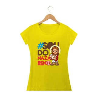Nome do produto Camiseta Feminina Felipe D'Aloia - Sou do Nazareno