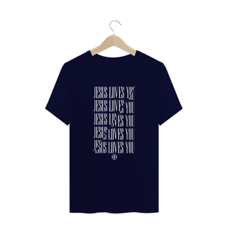 Nome do produto Camiseta Plus Size Felipe D'Aloia -  Jesus Loves You
