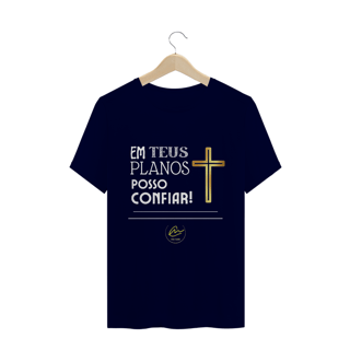 Nome do produto Camiseta Masculina Max Caleb - Em Teus planos posso confiar