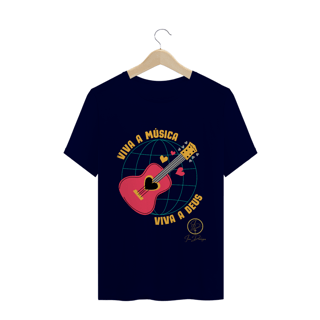 Nome do produto Camiseta Masculina Ivan Domingos - Viva a música