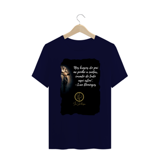Nome do produto Camiseta Plus Size Ivan Domingos - Nos braços do Pai