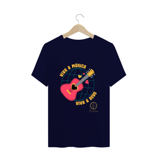 Nome do produto Camiseta Plus Size Ivan Domingos - Viva  a Música