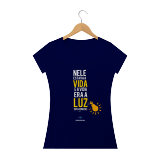 Nome do produto Camiseta Feminina Ederson de Oliveira - A Luz dos Homens