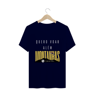 Nome do produto Camiseta Masculina Gabriel Dilins - Quero Voar Além Montanhas