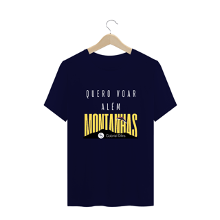Nome do produto Camiseta Plus Size Gabriel Dilins - Quero Voar Além Montanhas