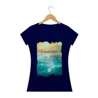 Nome do produto Camiseta Feminina Gabriel Dilins - O caminho é Deus
