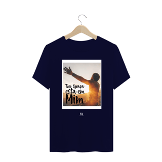 Nome do produto Camiseta Plus Size Edu Guimarães - Tua Graça Está Em Mim