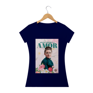 Nome do produto Camiseta Feminina Felipe D'Aloia - Minha Vocação é o Amor
