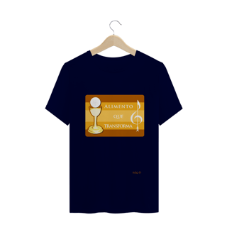 Nome do produto Camiseta Masculina Instrumento de Paz - Alimento Que Transforma