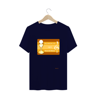 Nome do produto Camiseta Plus Size Instrumento De Paz - Alimento Que Transforma