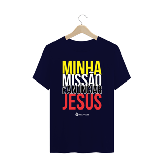 Nome do produto Camiseta Plus Size Phelippe Luz - Minha Missão