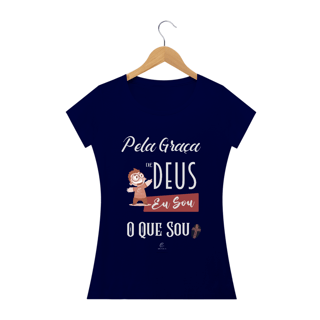 Nome do produto Camiseta Feminina Claudia Bastos - Pela Graça de Deus