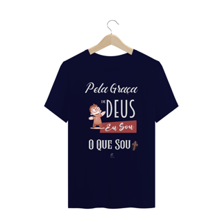 Nome do produto Camiseta Plus Size  Claudia Bastos - Pela Graça de Deus