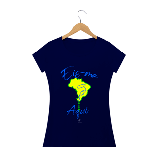Nome do produto Camiseta Feminina Claudia Bastos - Eis-me Aqui