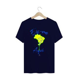 Nome do produto Camiseta Plus Size Claudia Bastos - Eis-me Aqui
