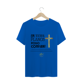 Nome do produto Camiseta Masculina Max Caleb - Em Teus planos posso confiar