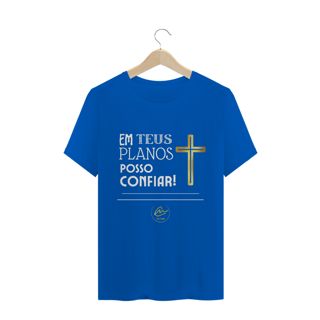 Nome do produto Camiseta Masculina Max Caleb - Em Teus planos posso confiar
