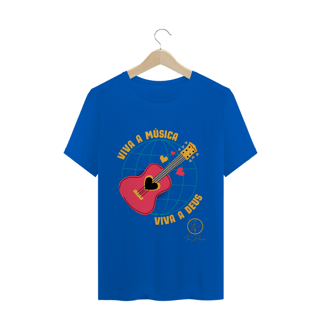 Nome do produto Camiseta Masculina Ivan Domingos - Viva a música