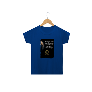 Nome do produto Camiseta Infantil Ivan Domingos - Nos braços do Pai