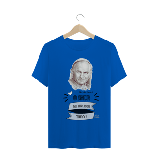 Nome do produto Camiseta Masculina Cris Margaridi - O Amor Explicou Tudo