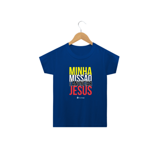 Nome do produto Camiseta Infantil Phelippe Luz - Minha Missão