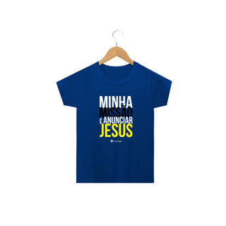 Nome do produto Camiseta Infantil Phelippe Luz - Minha Missão 2