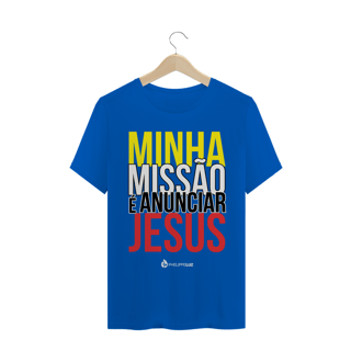 Nome do produto Camiseta Masculina Phelippe Luz - Minha Missão