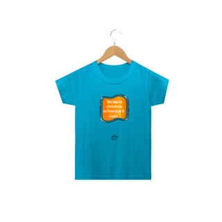 Nome do produto Camiseta infantil Max Caleb - Não importa a Turbulência
