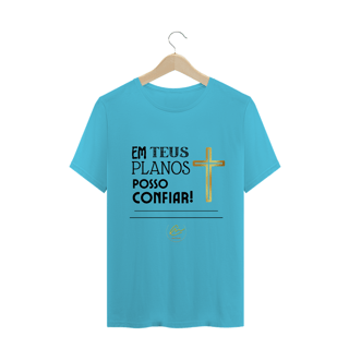 Nome do produto Camiseta Masculina Max Caleb - Em Teus planos posso confiar