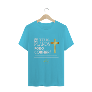 Nome do produto Camiseta Masculina Max Caleb - Em Teus planos posso confiar