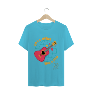 Nome do produto Camiseta Masculina Ivan Domingos - Viva a música